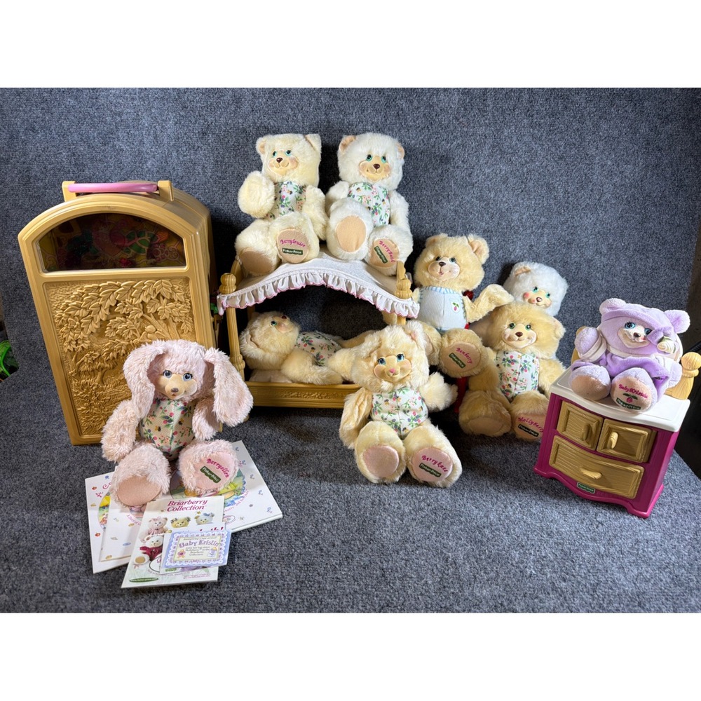 Fisher Price Briarberry Collection Vintage 1999 50+ pieces